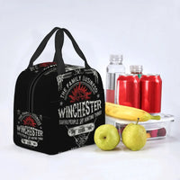 Supernatural Insulated Lunch Tote Bag for Women The Family Business Winchester Things Cooler Thermal Bento Box Outdoor Camping