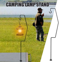 Camping Light Pole Stand Portable Folding Lantern Holder