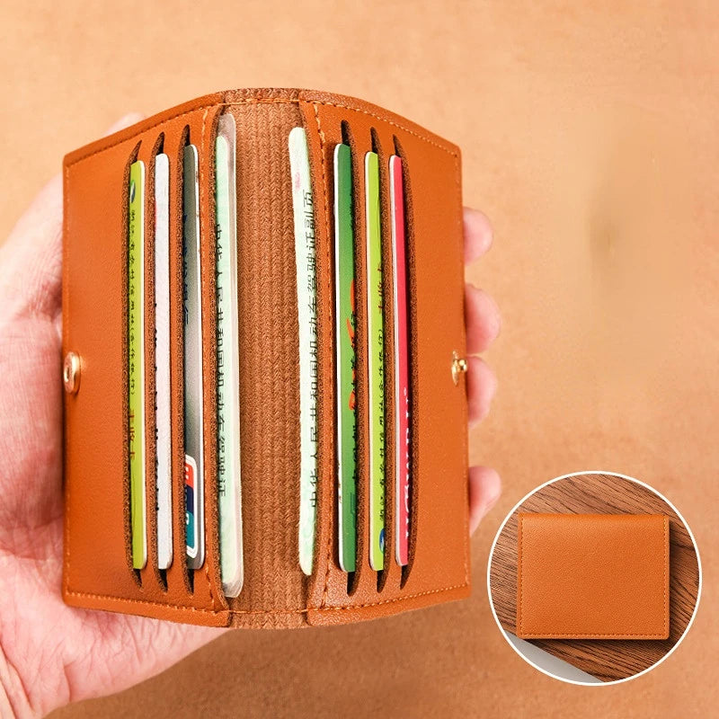 Women Men Credit Card Bag Ultra-thin Small Bank Card Driver's License Card Holder Wallet Male Simple Card Holder Bag