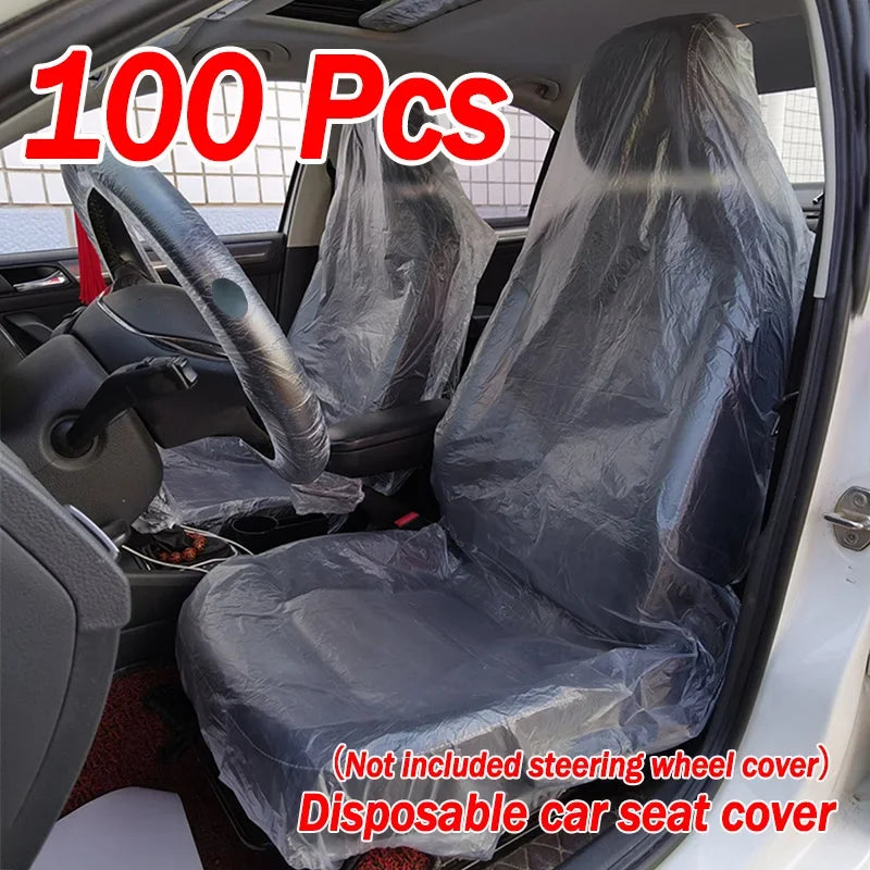 Disposable Waterproof Car Seat Covers – 50/100pcs