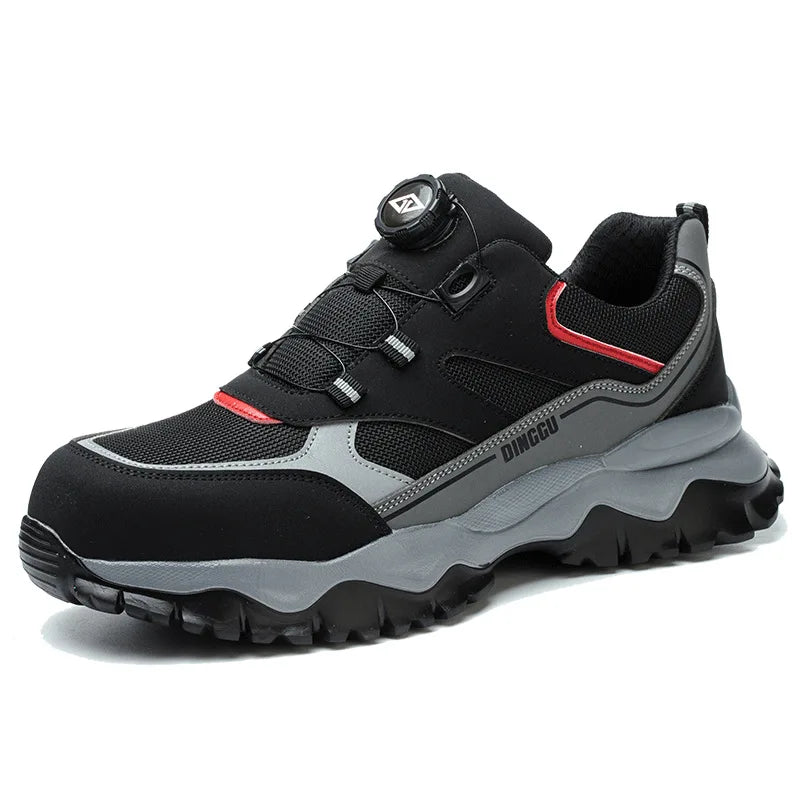 Men’s Steel Toe Safety Sneakers Anti-Smash Work Shoes