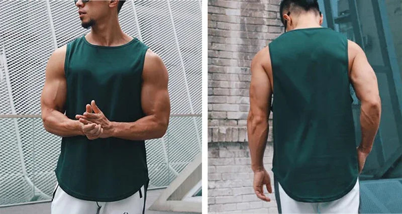 Men’s Gym Sleeveless Tank Top Basketball Vest