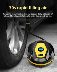 Portable Mini Car Inflatable Pump Digital Display