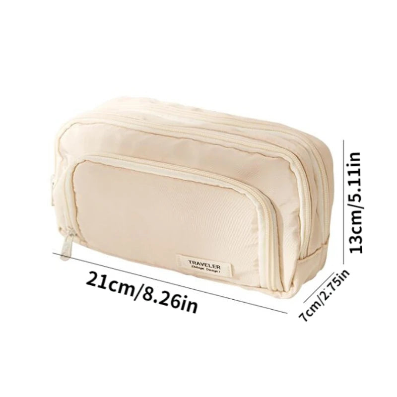 Back To School Large Capacity Pencil Cases Bag Aesthetic School Cases Girl Stationery Holder Children Students School Supplies