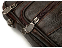 Retro Genuine Leather Men’s Crossbody Shoulder Belt Bag