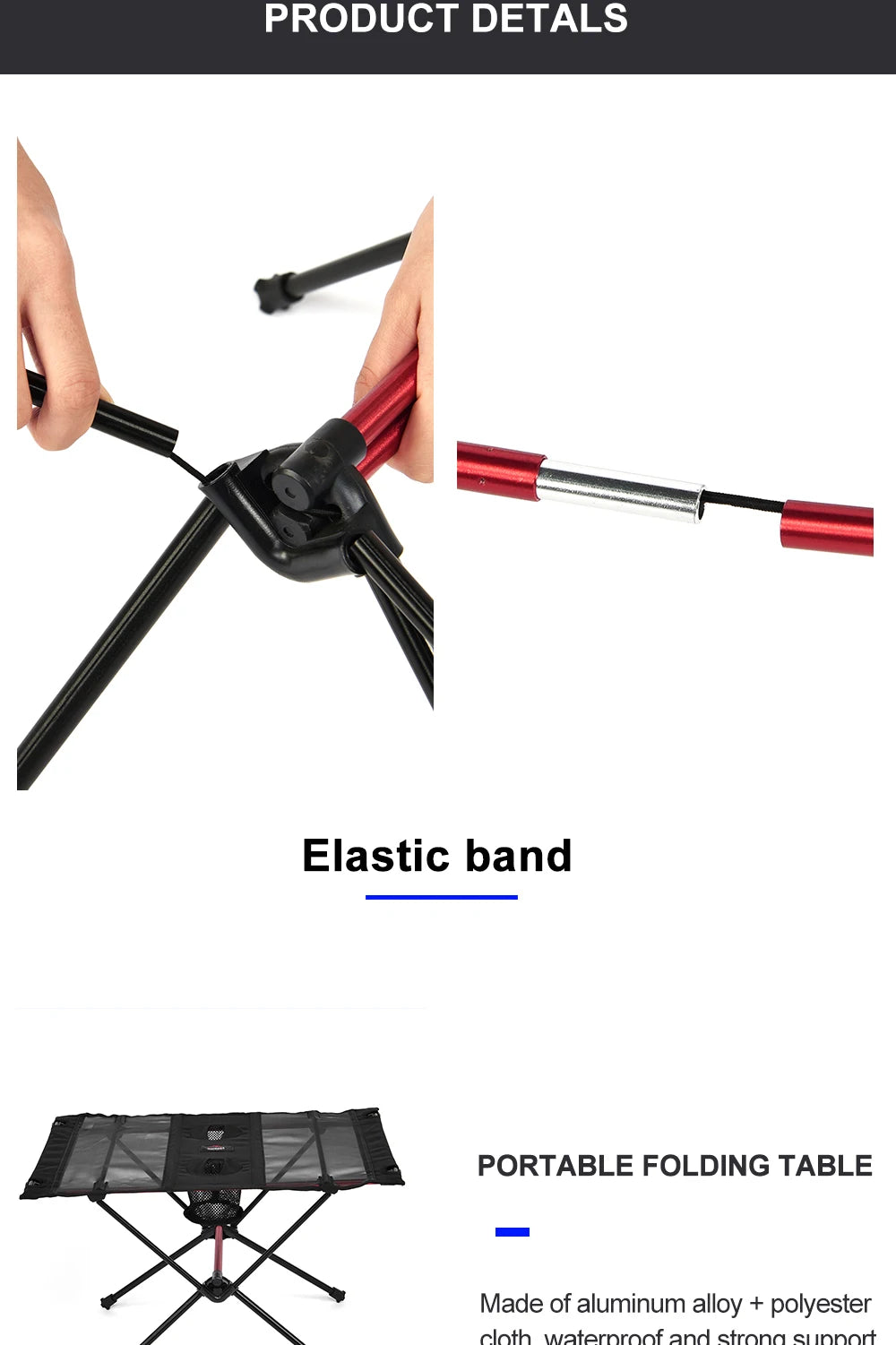 Outdoor Camping Folding Table – Portable Picnic Travel