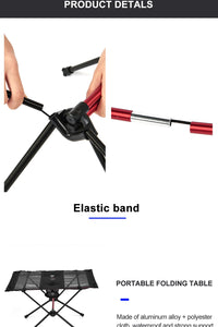 Outdoor Camping Folding Table – Portable Picnic Travel