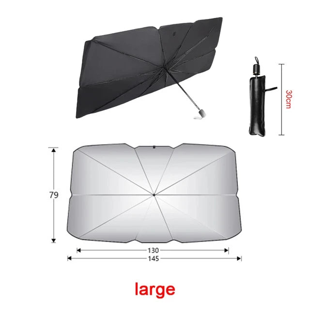 Car Sunshade Umbrella Windshield UV & Heat Protector
