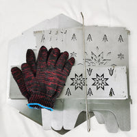 Camping Firewood Stove Portable Outdoor Campfire Table