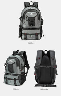 Travel backpack 40L waterproof lightweight outdoor hiking, men's and women's camping backpack