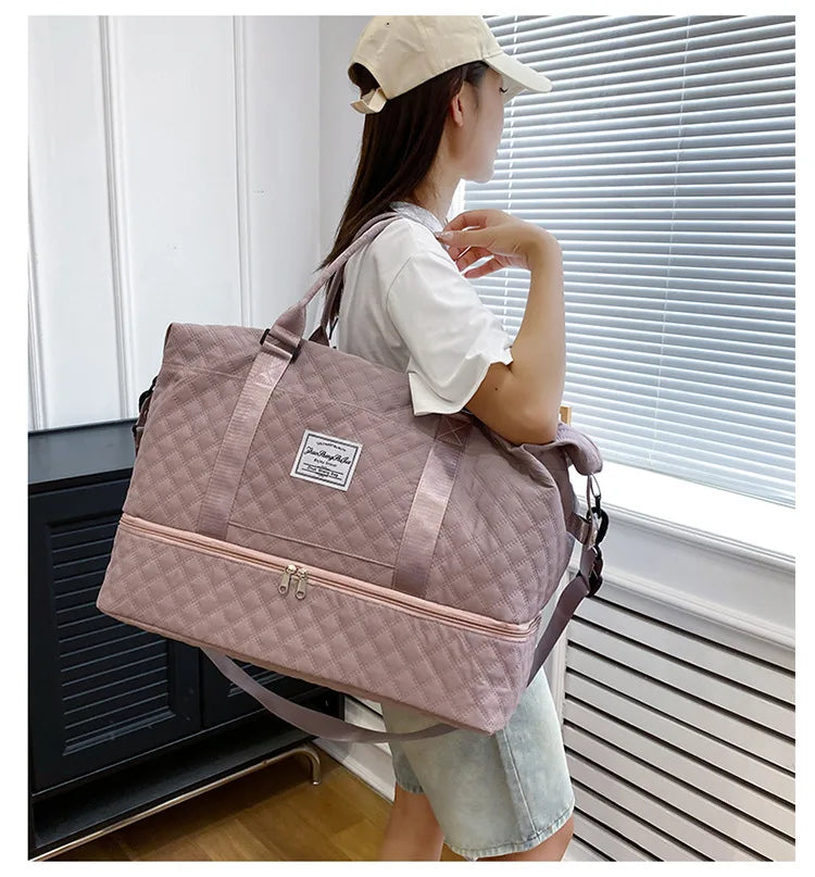 Women’s Large Travel Duffle Bag Lightweight Weekender