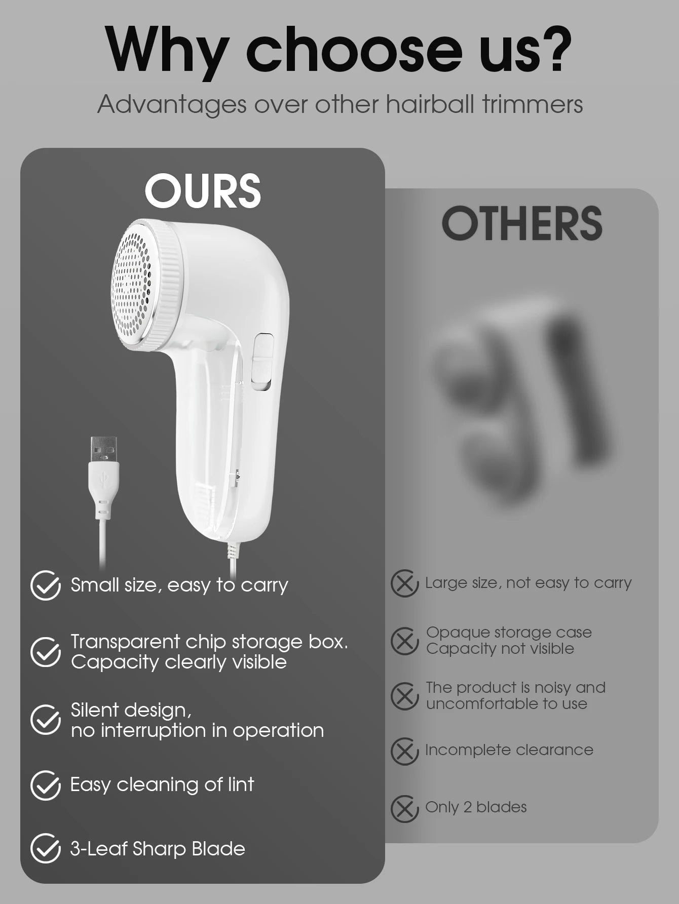 Professional Removes Lint From Clothes Pet Hair Remover Cleaning Roller Take Out of Clothes Electric Cats Hair Brush Home Tools