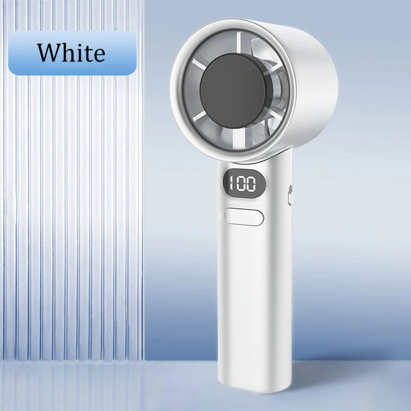 3000mAh Handheld Mini Fan USB Rechargeable Portable