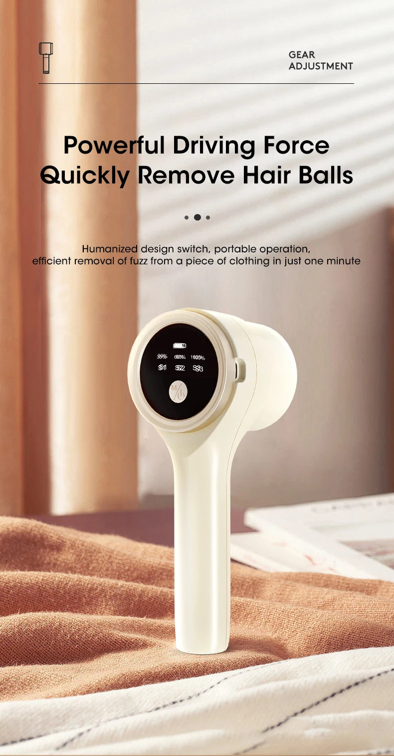 Rechargeable Electric Lint Remover for Clothes & Fabrics