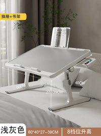 Modern Wooden Office Desk with Keyboard Shelf & Wheels