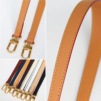 56cm Leather Bag Strap with Golden Buckle – Replacement Belt