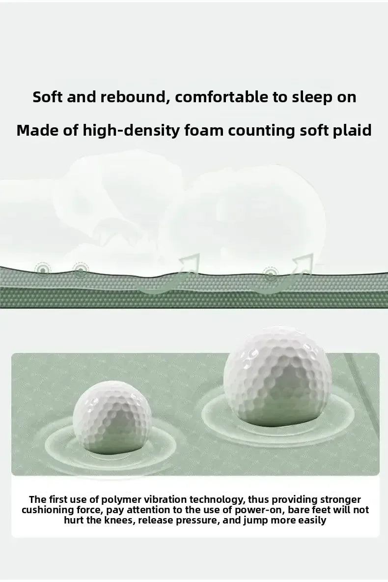 Foldable Eco-Friendly Yoga Mat – Non-Slip TPE 183×61cm