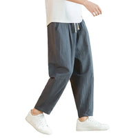 Men’s Cotton Linen Pants – Casual Loose Streetwear