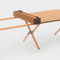 Camping Folding Table Portable Parasol Table