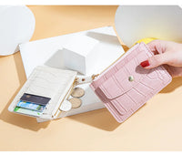 Mini PU Leather Wallet – Slim Short Coin Purse