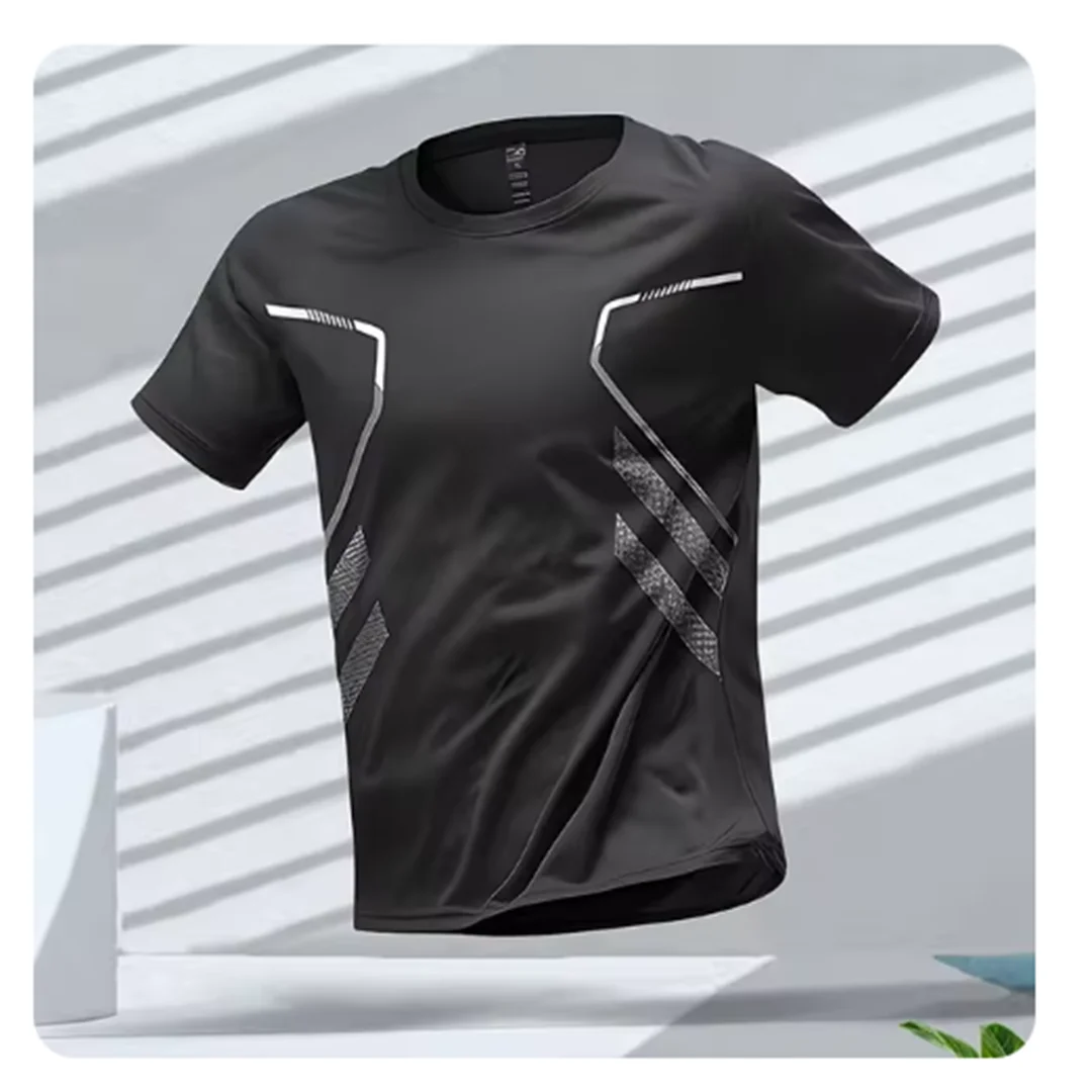 Men’s Quick-Dry Running T-Shirt – Breathable Sports Tee