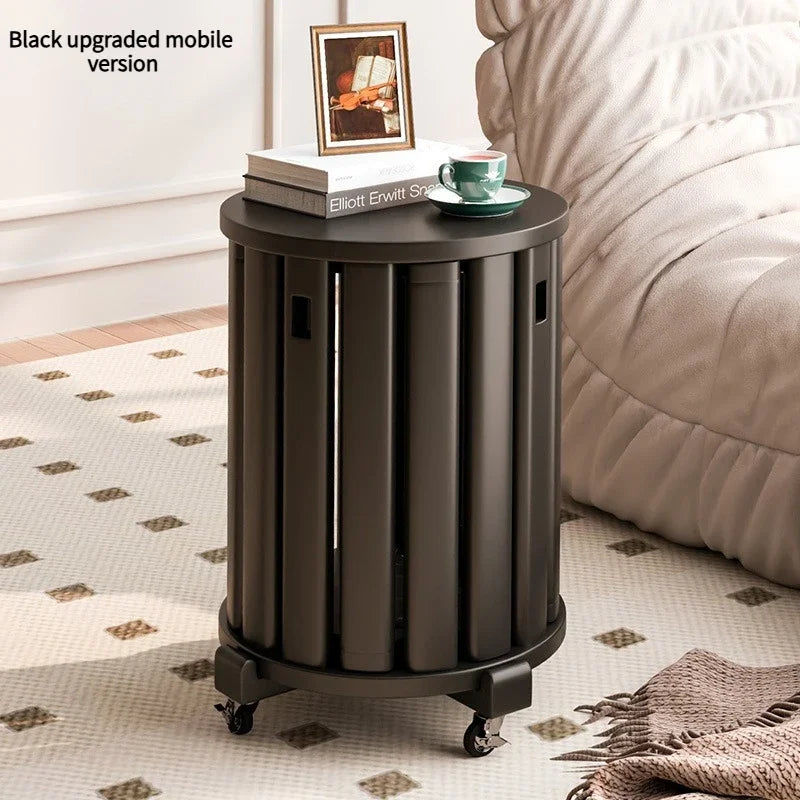 Stackable stool, modern dining table stool, natural wood, new Chinese style solid wood round stool