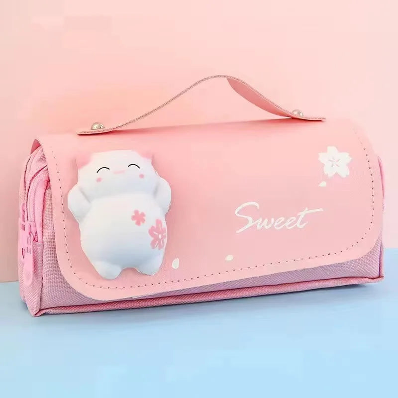 School Supplies Kawaii Stationery School Pencil Cases for Girls Bags Pens Cute Korean Stationery Holsters Supply Store Aesthetic