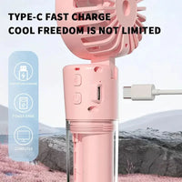Summer Spray Mist Fan Mini Water Fan F2 Portable Handheld Rechargeable Outdoor Small Fan for Student Dormitory Cooling Tools