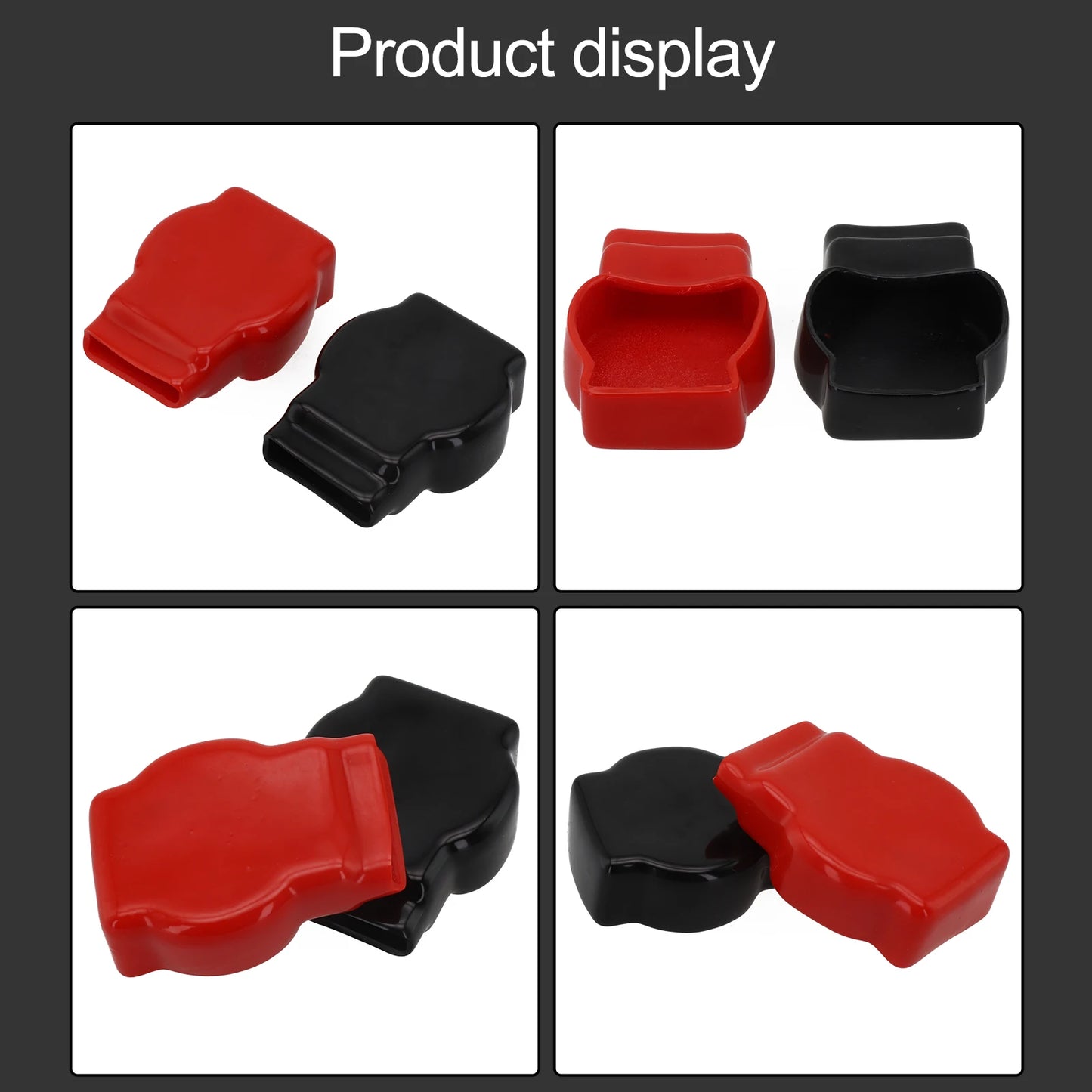 Universal Car Battery Terminal Covers Positive & Negative