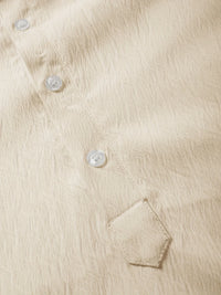 Men’s Summer Beachwear Set – V-Neck Shirt & Pants