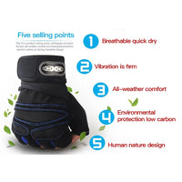Men's Unisex Fitness & Weightlifting Gloves with Wrist Support