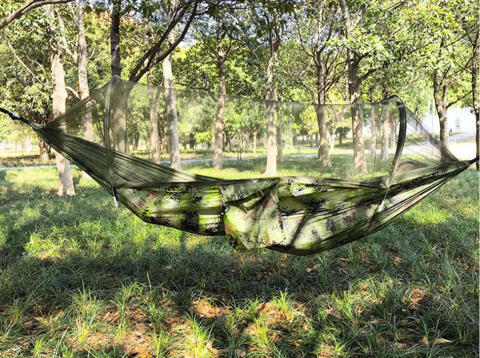 Camping Hammock with Mosquito Net Outdoor Garden Leisure