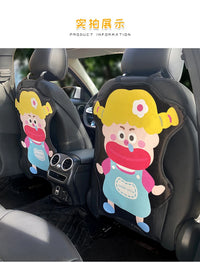 Leather Car Seat Back Protector Waterproof Kick Pad