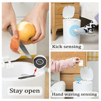 Smart Sensing 12L Automatic Trash Can – Electric Kitchen Bin