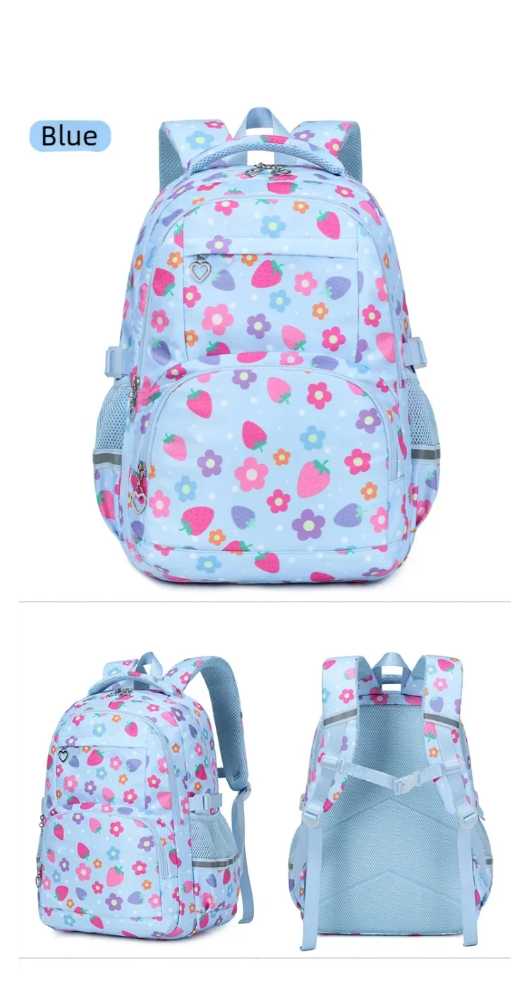 Schoolbags for Primary School Girls, Fashionable Backpacks, Large Capacity Junior High School Students, Versatile Backpacks
