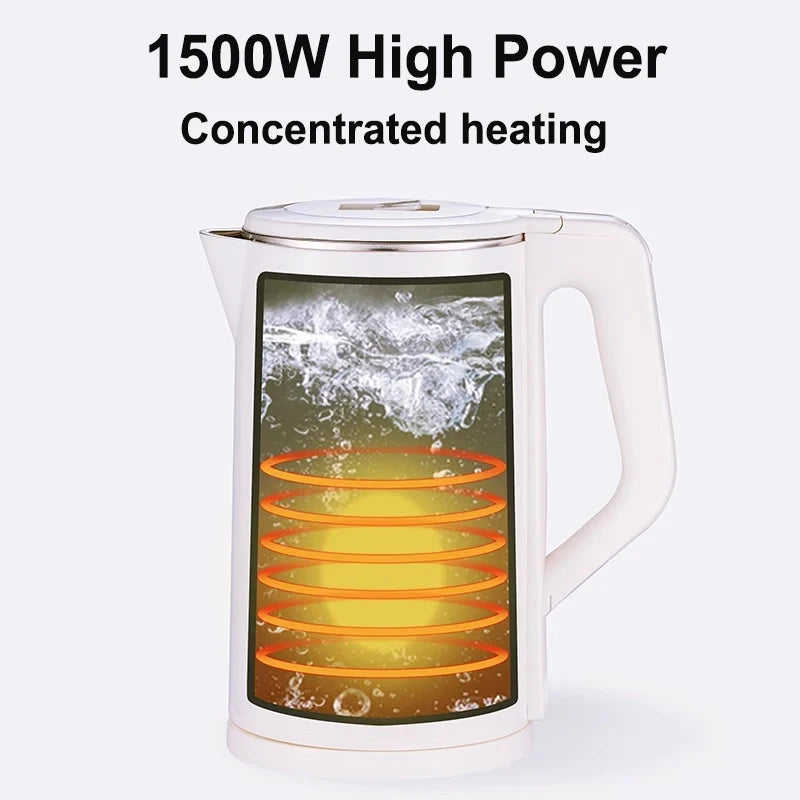 1500W 3L LED Digital Display Stainless Steel Kettle