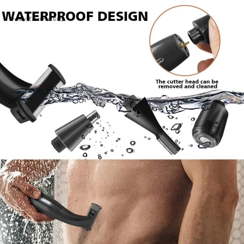 R9CD Pubic Hair Removal Trimmer for The Groin Epilator Safety Man Lady Shaving