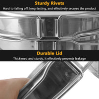 Camping Cookware Set 4–5 Person Stainless Steel Set