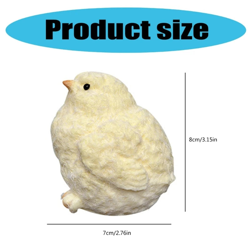 Squeeze Chick Toy Antistress Funny Life Like Chick Toy Stretchy Decompress Squeeze Toy for Office Kids Anxiety Reduce