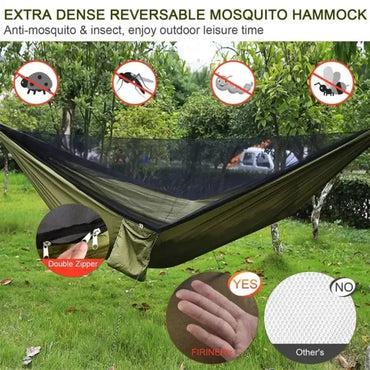 2-Person Camping Hammock with Mosquito Net – Portable Tent