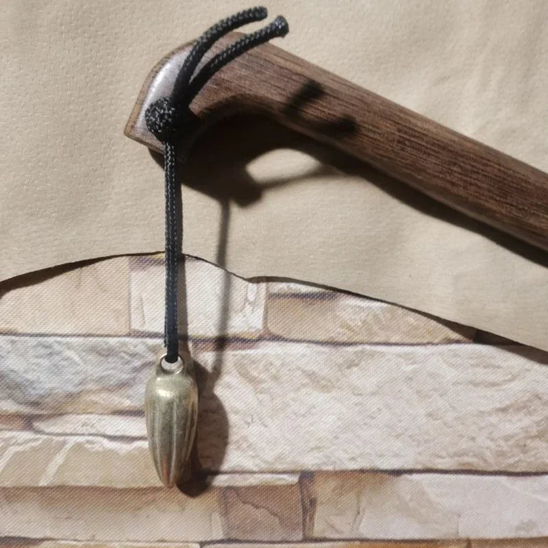 Wenge Wood Self-Defense Stick with Stainless Steel Head