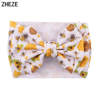 Cute 7" Double Layer Hair Bow Headband for Baby Girls