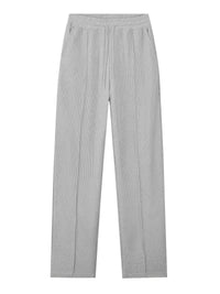 Spring and Autumn Men's Clothing  Waffle Fabric Men's Suit Fashion Casual Zipper and Lapel Long Sleeve POLO Shirt Trousers Suit