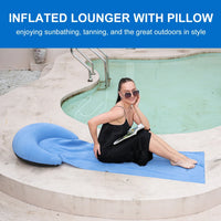 Foldable Inflatable Beach Mat – Portable Camping Lounge
