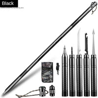 Outdoor Mountaineering Stick Multi Functional Self Defense Stick Car Mounted Tactical Mountain Camping Supplies Set Tools