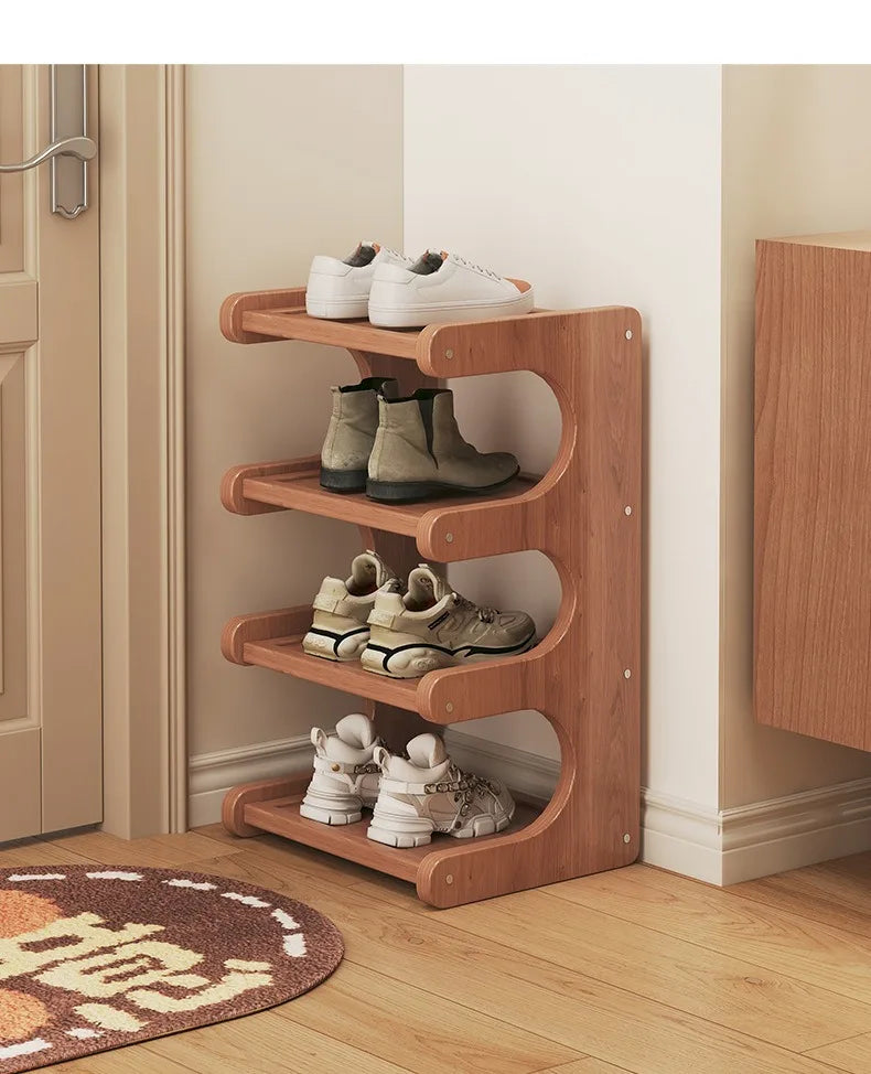 Shoe rack, home dormitory corner, small narrow style, multi-layer storage rack, entrance door, rental shoe cabinet