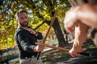Wushu Stick Self-defense Solid Wood Stick 50cm Philippine Short Stick Emergency Short Stick Escape Tool High-quality Wood