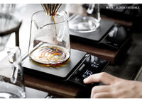 Smart Coffee Scale Kitchen Food Scale Digital Electronic Scale with Timer Precision Jewelry Scale Mini Household Weighing Scale