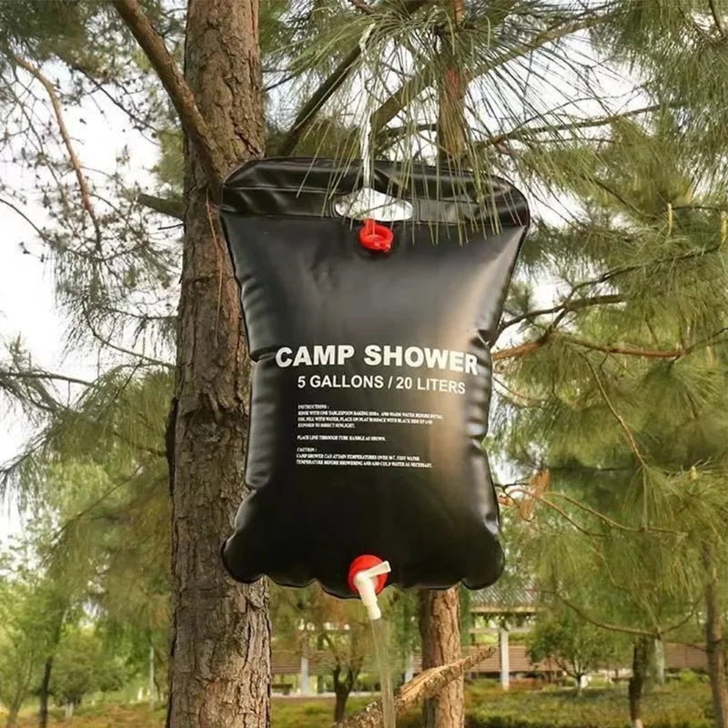 Folding Camping Shower Water Bag 10–20L Portable