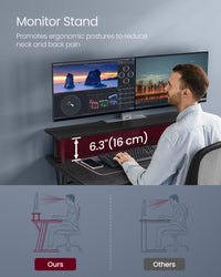 VASAGLE Gaming Desk with LED Lights and Built-In Power Outlets, Computer Desk with Monitor Shelf, Gaming Table, 100x61x91cm